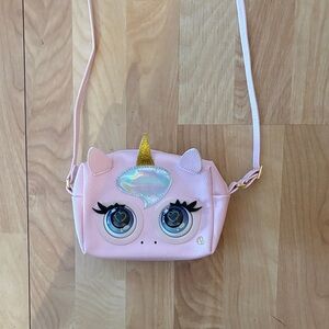 Purse Pets Glamicorn Unicorn Pink Interactive with Sounds and Reactions for kids